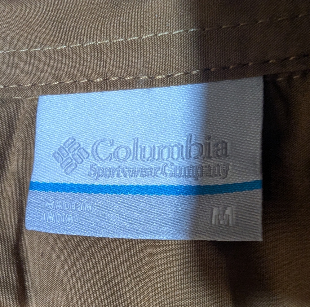 Columbia Women's M Blue Point Creek Corduroy Shirt Jacket - Carhartt Duck Brown - Picture 4 of 12